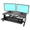 Kantek Desktop Riser Workstation Sit to Stand, Black STS900 - alternate 1